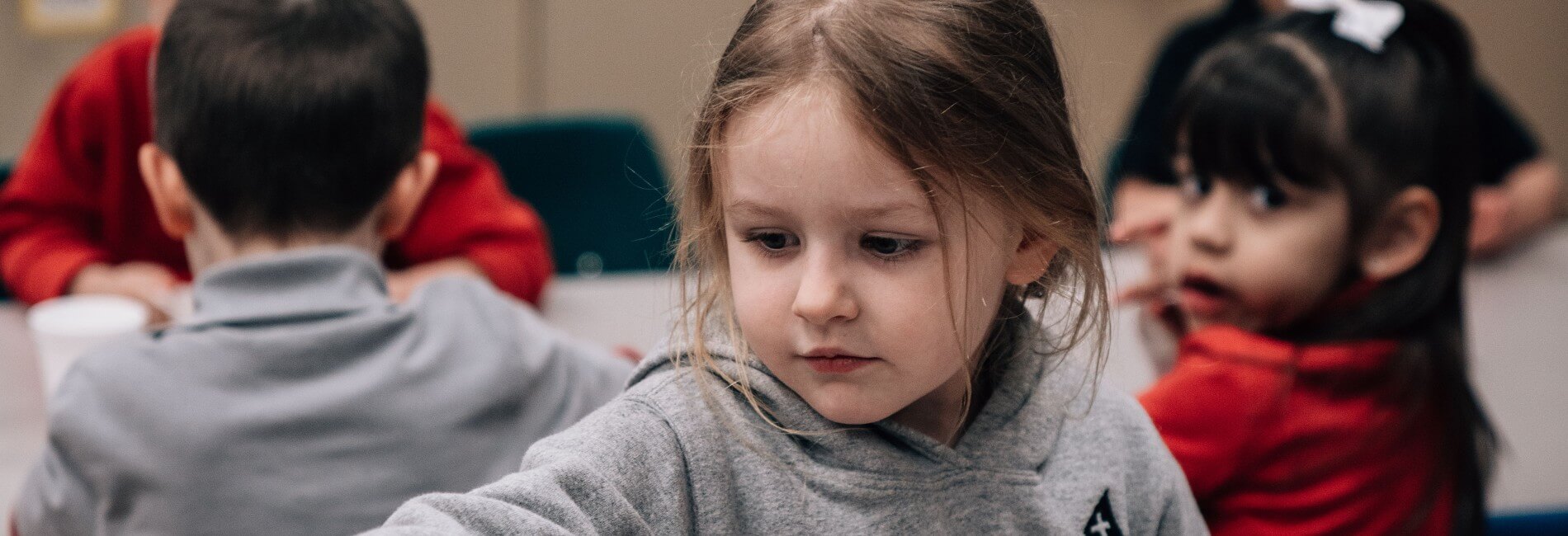 children at school learning